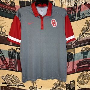 Nike Dri-Fit Oklahoma Polo Size XL